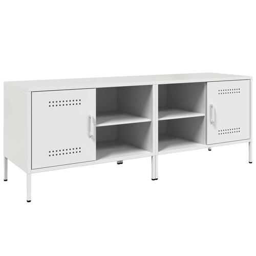 Tv-borde 2 stk. 68x39x50,5 cm stål hvid