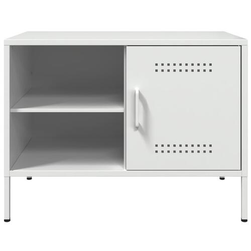 Tv-borde 2 stk. 68x39x50,5 cm stål hvid