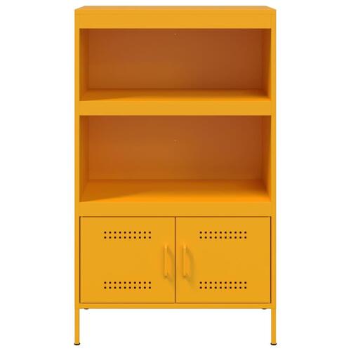 Højskab 68x39x113 cm stål sennepsgul