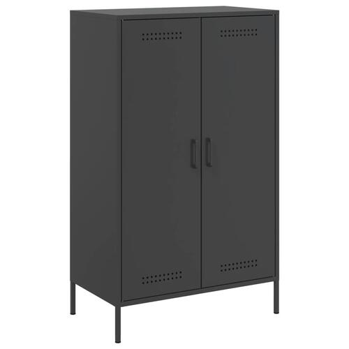 Højskab 68x39x113 cm stål sort