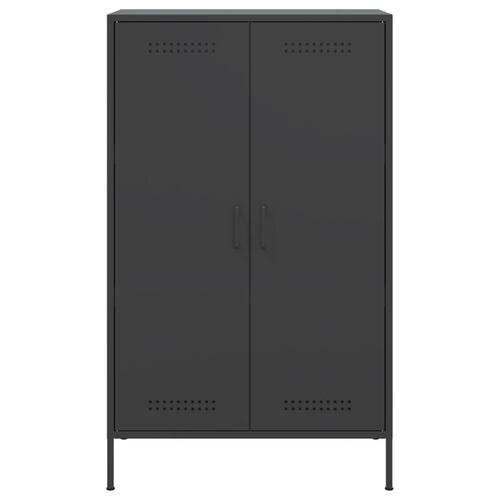 Højskab 68x39x113 cm stål sort