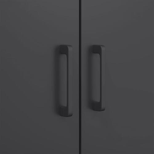 Højskab 68x39x113 cm stål sort