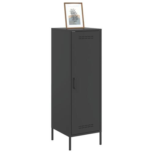 Højskab 36x39x113 cm stål sort