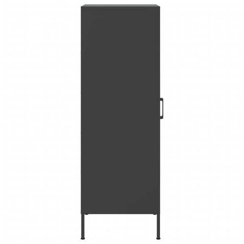 Højskab 36x39x113 cm stål sort
