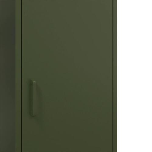Skab 36x39x113 cm stål olivengrøn