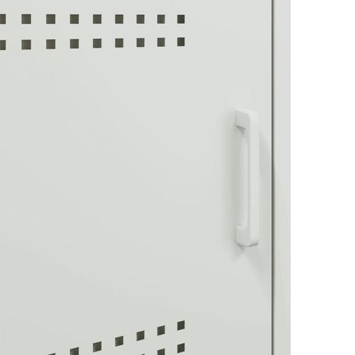 Tv-bord 100,5x39x50,5 cm stål sort