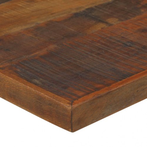 Barbord 180x70x107 cm massivt genbrugstræ mørkebrun