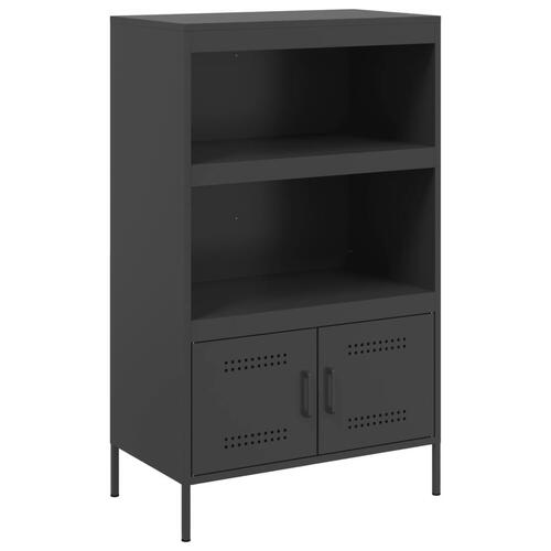 Højskab 68x39x113 cm stål sort