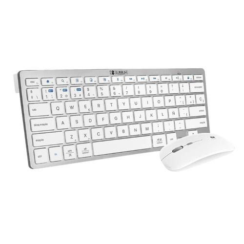 Tastatur Subblim SUBKBC-OCO010 Sølvfarvet