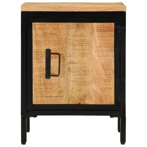 Sengebord 40x30x52,5 cm massivt ru mangotræ