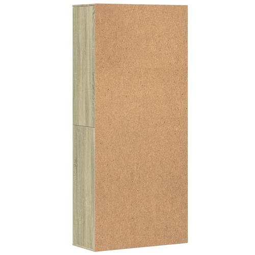 Højskab 80x35x180 cm konstrueret træ sonoma-eg