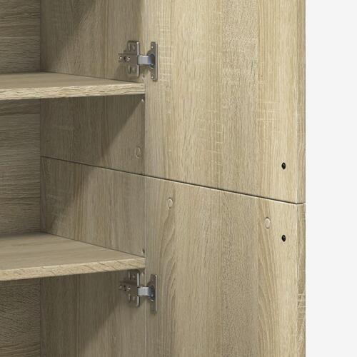 Højskab 80x35x180 cm konstrueret træ sonoma-eg