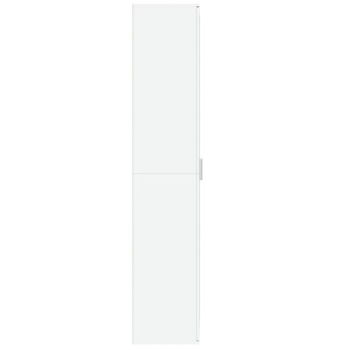 Højskab 70x35x180 cm konstrueret træ hvid