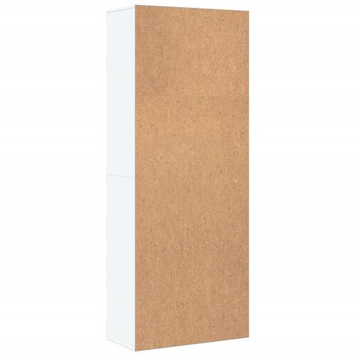 Højskab 70x35x180 cm konstrueret træ hvid