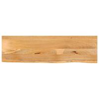Bordplade 100x20x3,8 cm naturlig kant massivt mangotræ