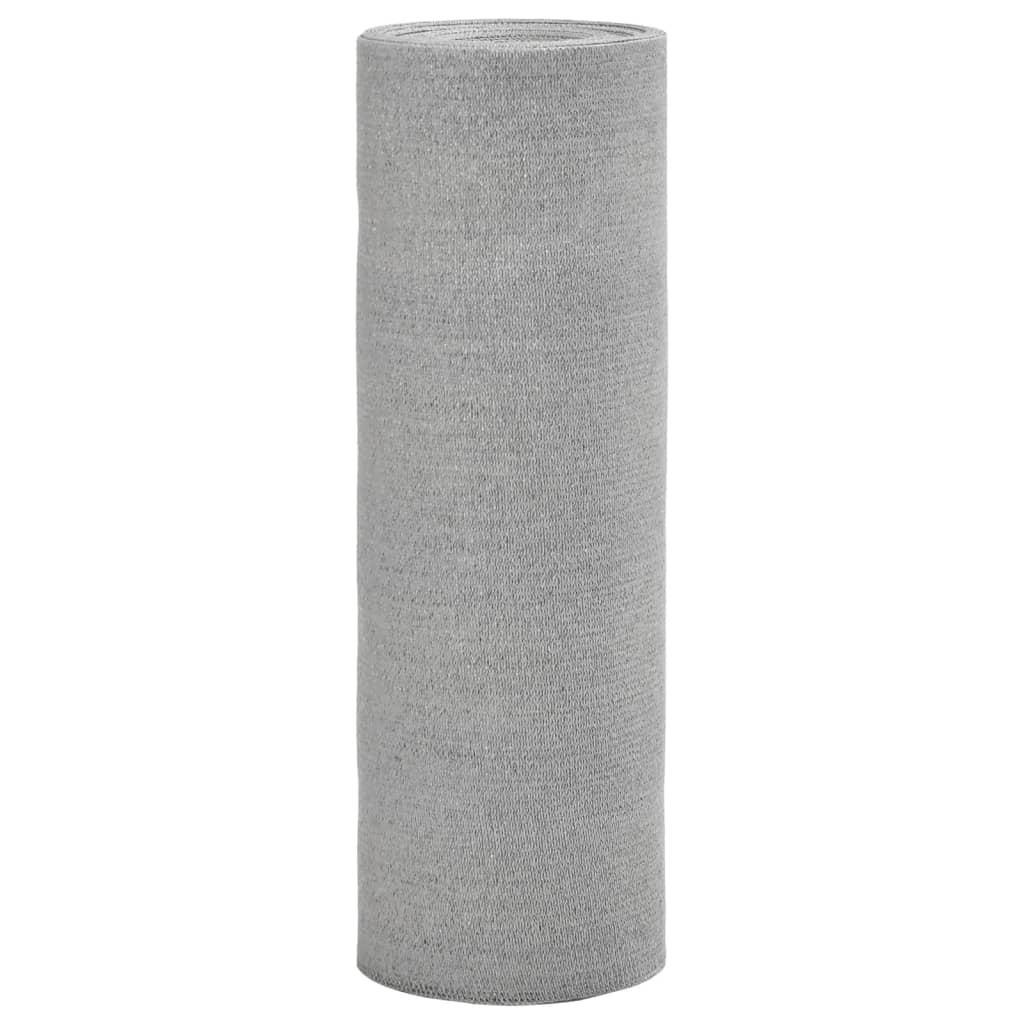 Afskærmning 2x10 m 75 g/m² HDPE lysegrå