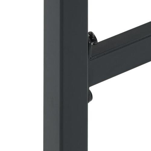Barstole 4 stk. 38x38x80 cm pulverlakeret stål sort