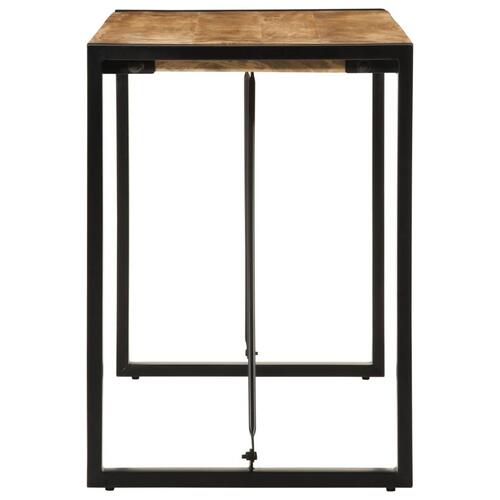 Spisebord 120x55x76 cm massivt ru mangotræ