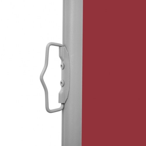 Sidemarkise til terrasse 140 × 600 cm - sammenrullelig, rød