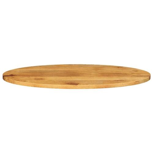 Bordplade 100x50x2,5 cm oval massivt mangotræ