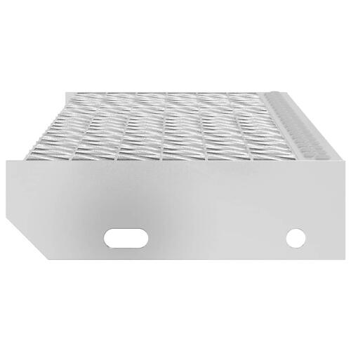 Trappetrin 60x24x7 cm trinrist galvaniseret stål