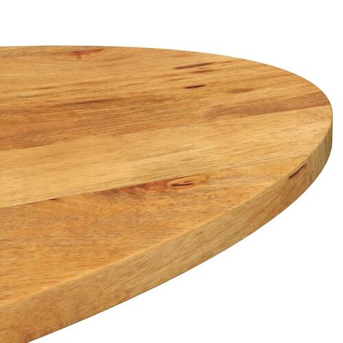 Bordplade 120x50x2,5 cm oval massivt mangotræ