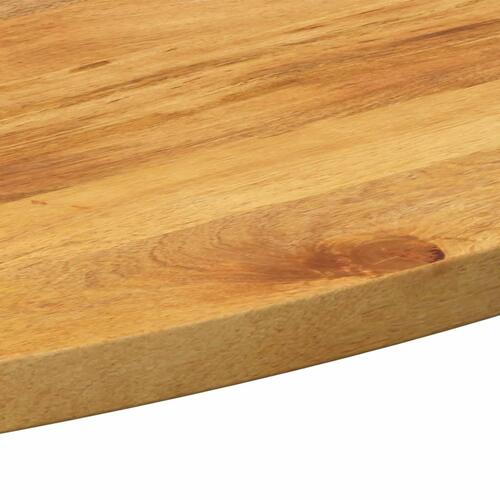 Bordplade 90x40x2,5 cm oval massivt mangotræ