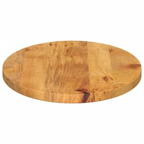 Bordplade 140x50x3,8 cm oval massivt mangotræ