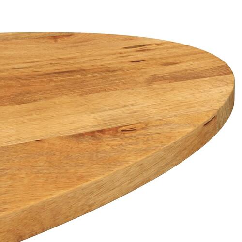Bordplade 140x50x3,8 cm oval massivt mangotræ