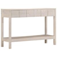 Konsolbord 110x35x75 cm massivt mangotræ