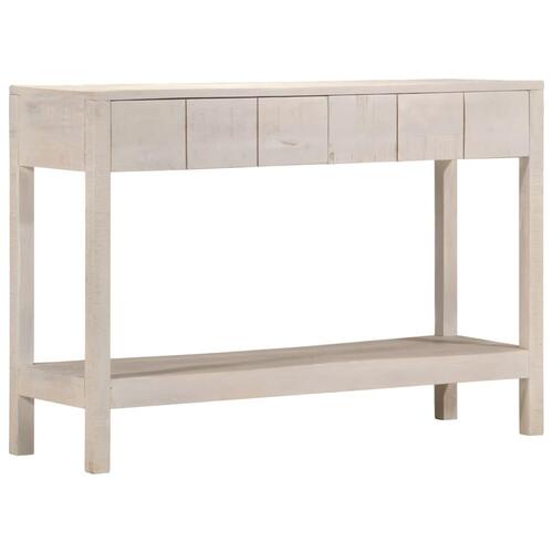 Konsolbord 110x35x75 cm massivt mangotræ