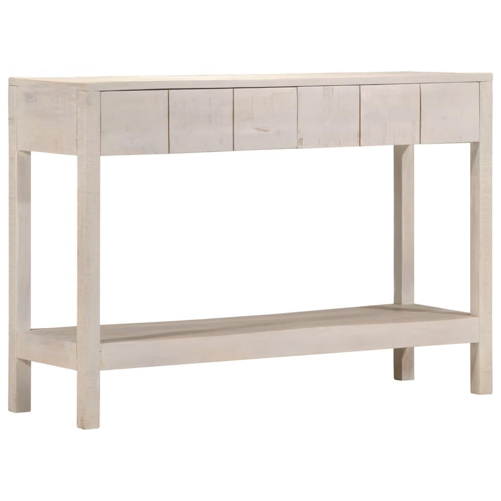 Konsolbord 110x35x75 cm massivt mangotræ