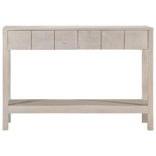 Konsolbord 110x35x75 cm massivt mangotræ