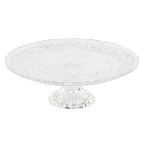 Snack bakke Home ESPRIT Gennemsigtig Krystal 23 x 23 x 8 cm