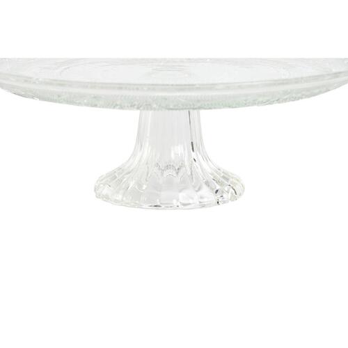 Snack bakke Home ESPRIT Gennemsigtig Krystal 23 x 23 x 8 cm