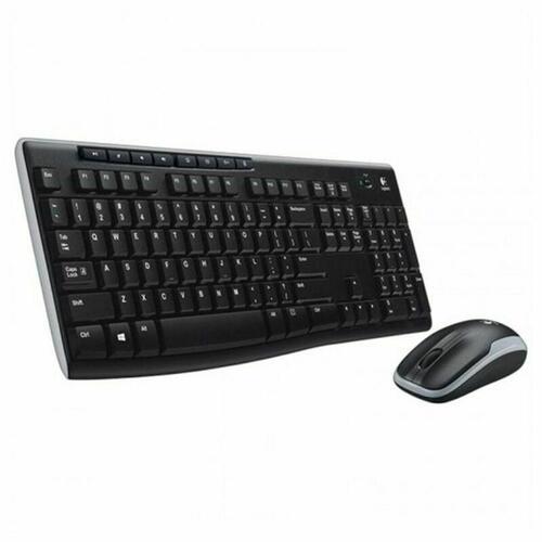 Tastatur og trådløs mus Logitech 920-004513 Sort Spansk qwerty QWERTY