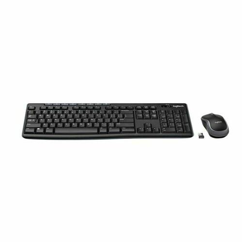 Tastatur og trådløs mus Logitech 920-004513 Sort Spansk qwerty QWERTY