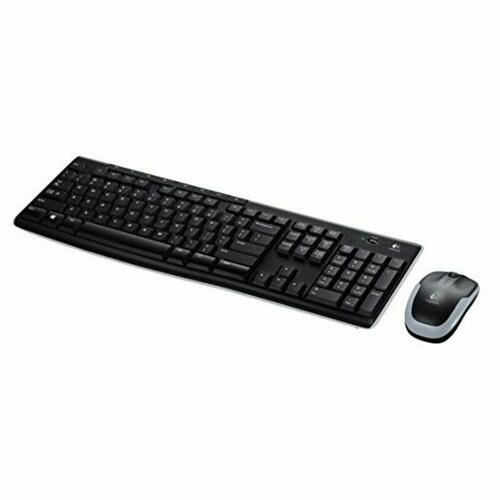 Tastatur og trådløs mus Logitech 920-004513 Sort Spansk qwerty QWERTY