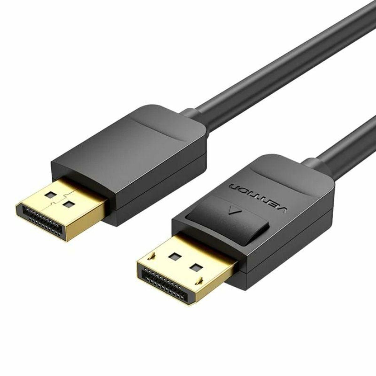 DisplayPort-kabel Vention HACBH 2 m Sort