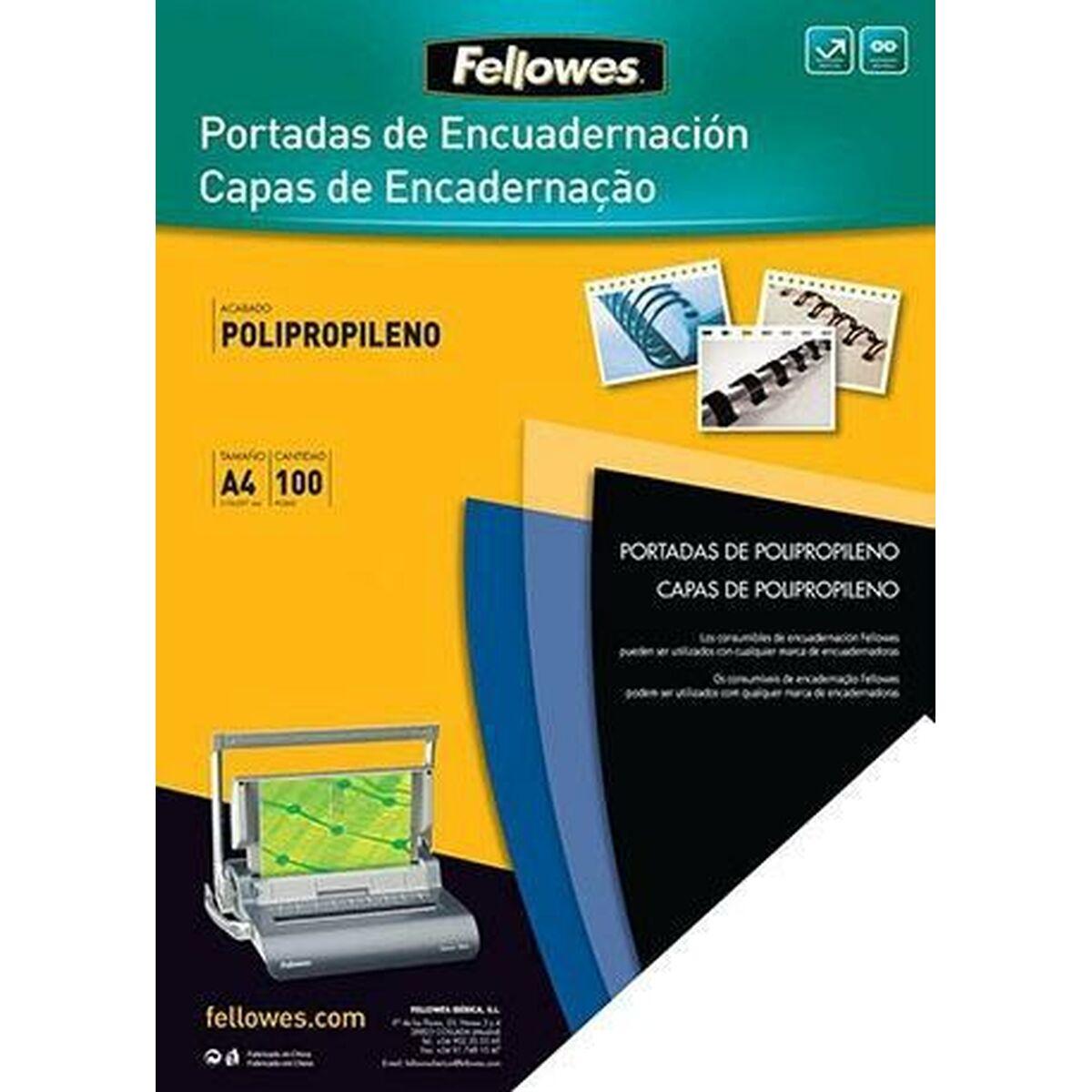 Cover Fellowes Futura 100 enheder Bindende Sort A4 polypropylen Plastik (100 enheder)