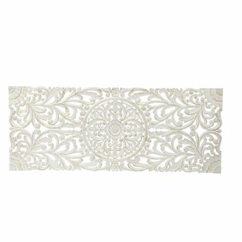 Sengegavl Hvid Gylden Træ Træ MDF 151 x 2 x 60 cm