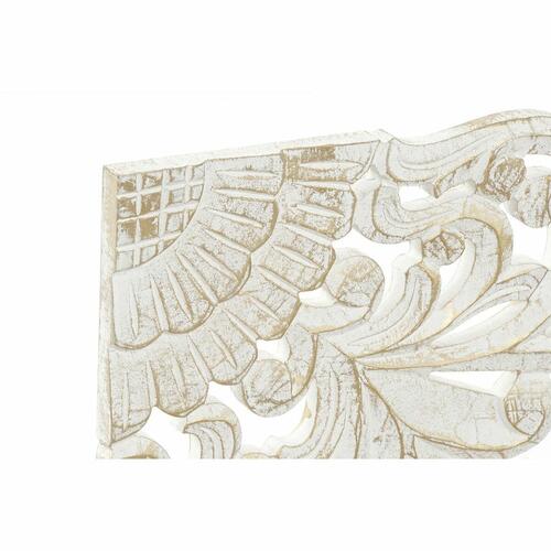 Sengegavl Hvid Gylden Træ Træ MDF 151 x 2 x 60 cm