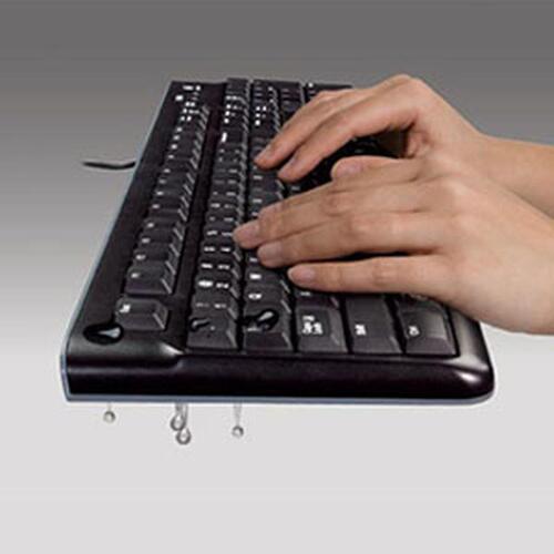 Tastatur Logitech K120 Sort Qwerty US