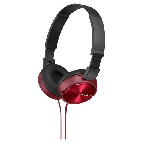 Hovedtelefoner Sony MDR-ZX310AP Rød