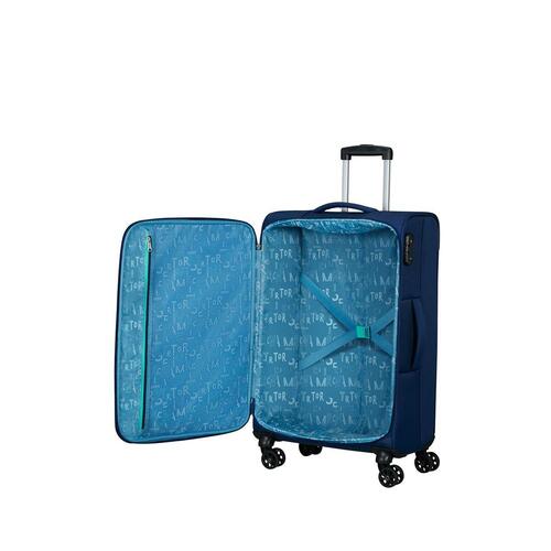 Håndbagage American Tourister 146675-6636 Blå 61 L 68 x 43 x 25 cm