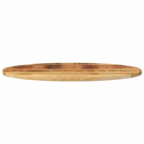 Bordplade 100x40x2,5 cm oval massivt mangotræ
