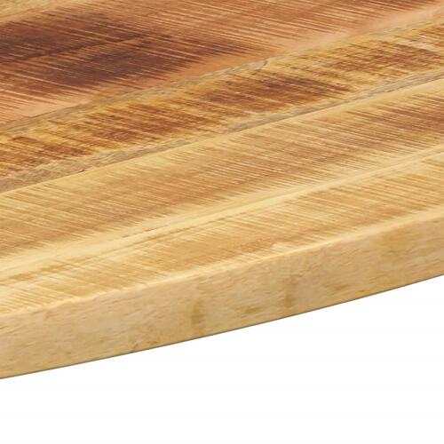 Bordplade 100x40x2,5 cm oval massivt mangotræ