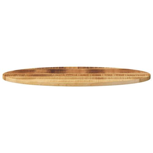 Bordplade 140x50x3,8 cm oval massivt mangotræ