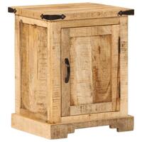 Sengebord 40x35x50 cm massivt mangotræ