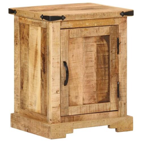 Sengebord 40x35x50 cm massivt mangotræ